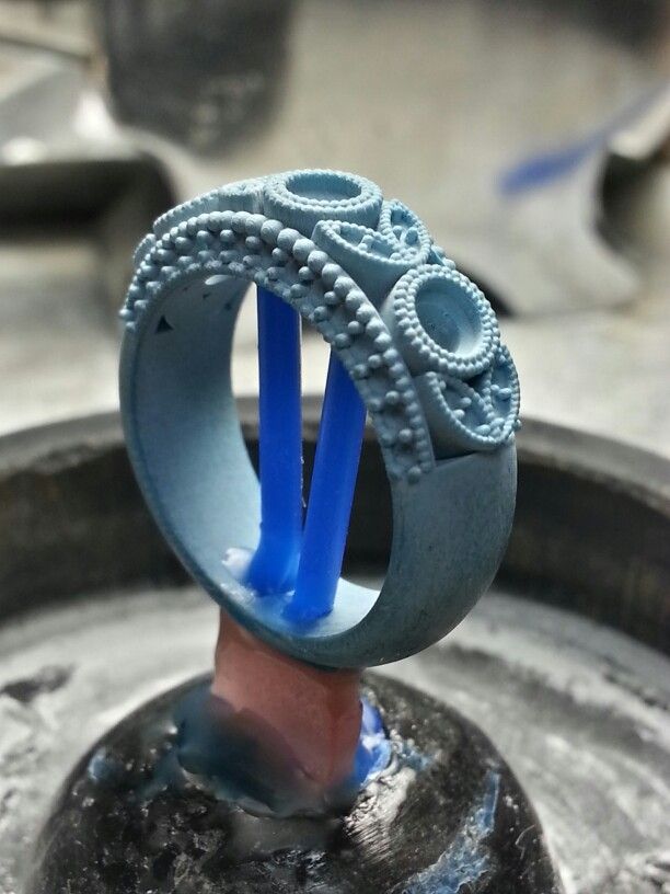 Wax carving closeup