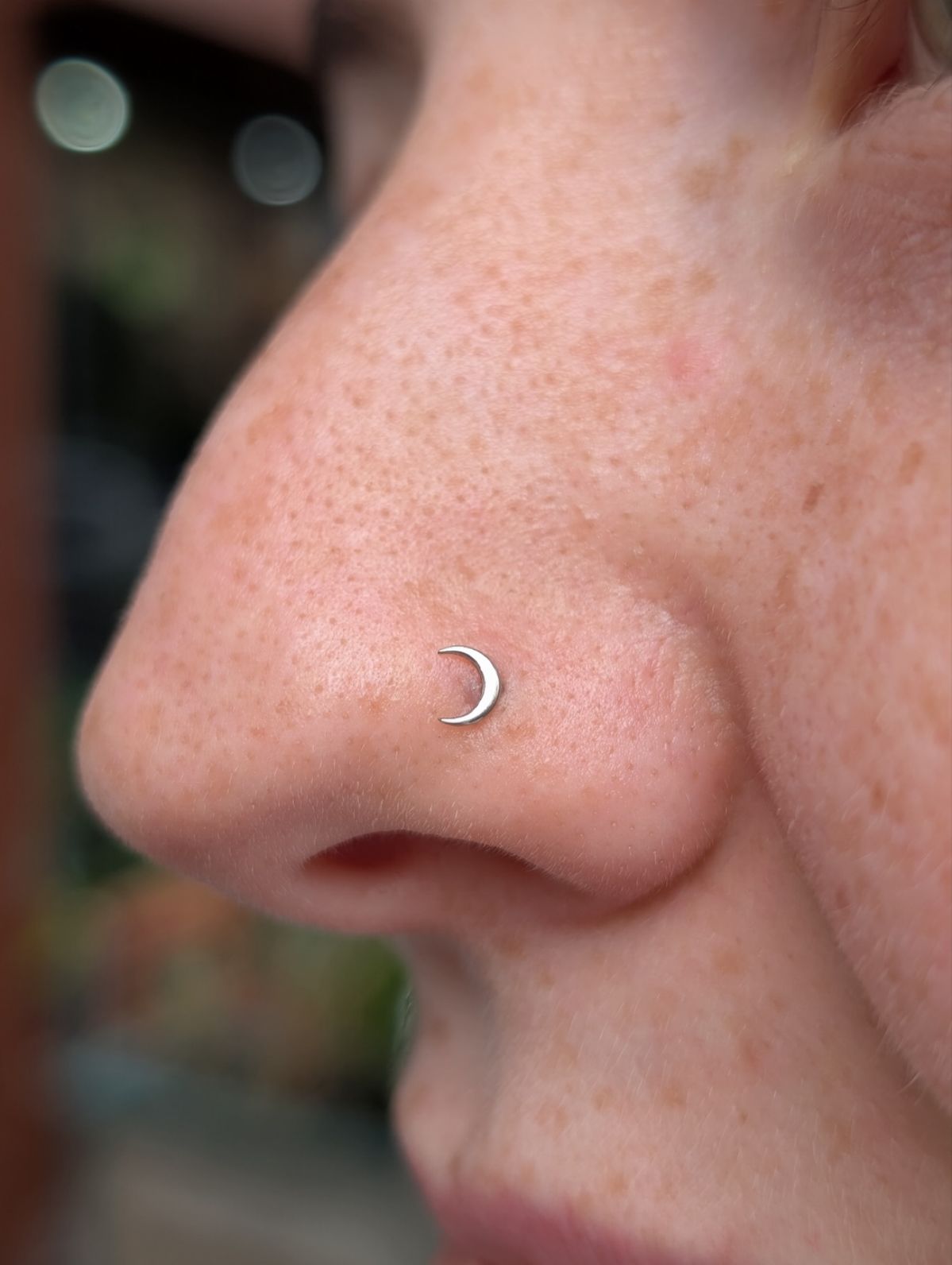 Moonstone Nose Pin