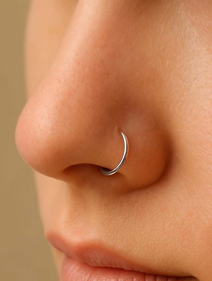 Open Hoop Nose Ring