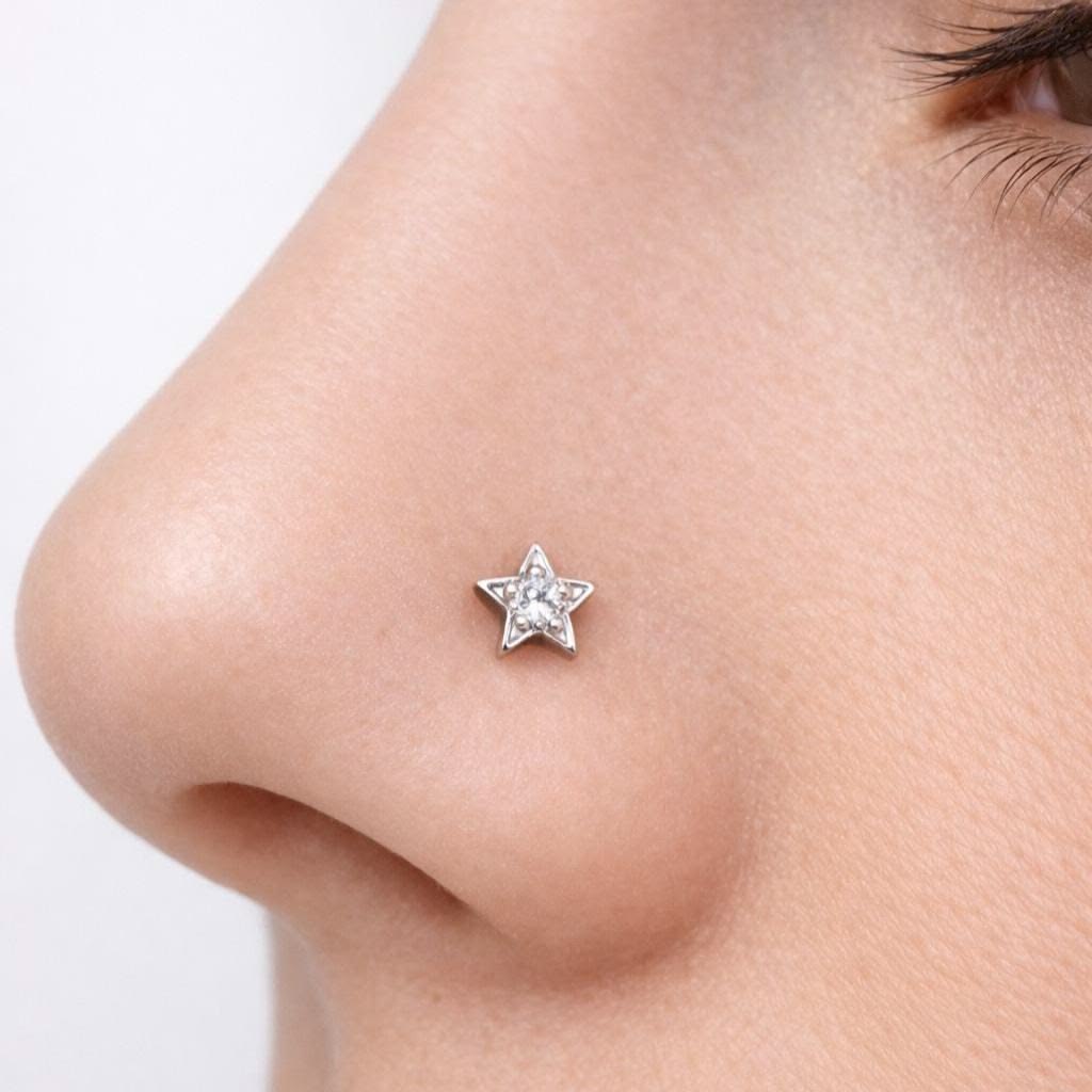 Tiny Star Nose Pin