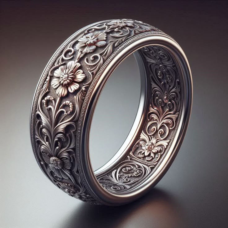 Floral Filigree Ring