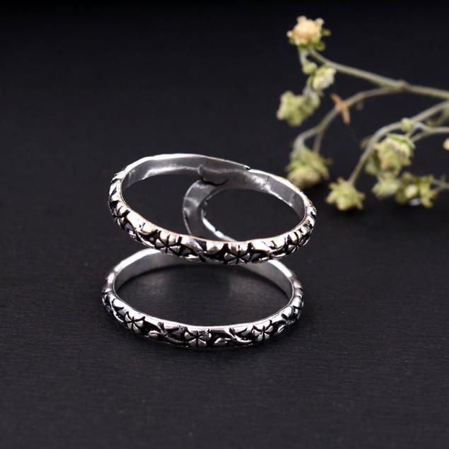 Double Band Midi Ring